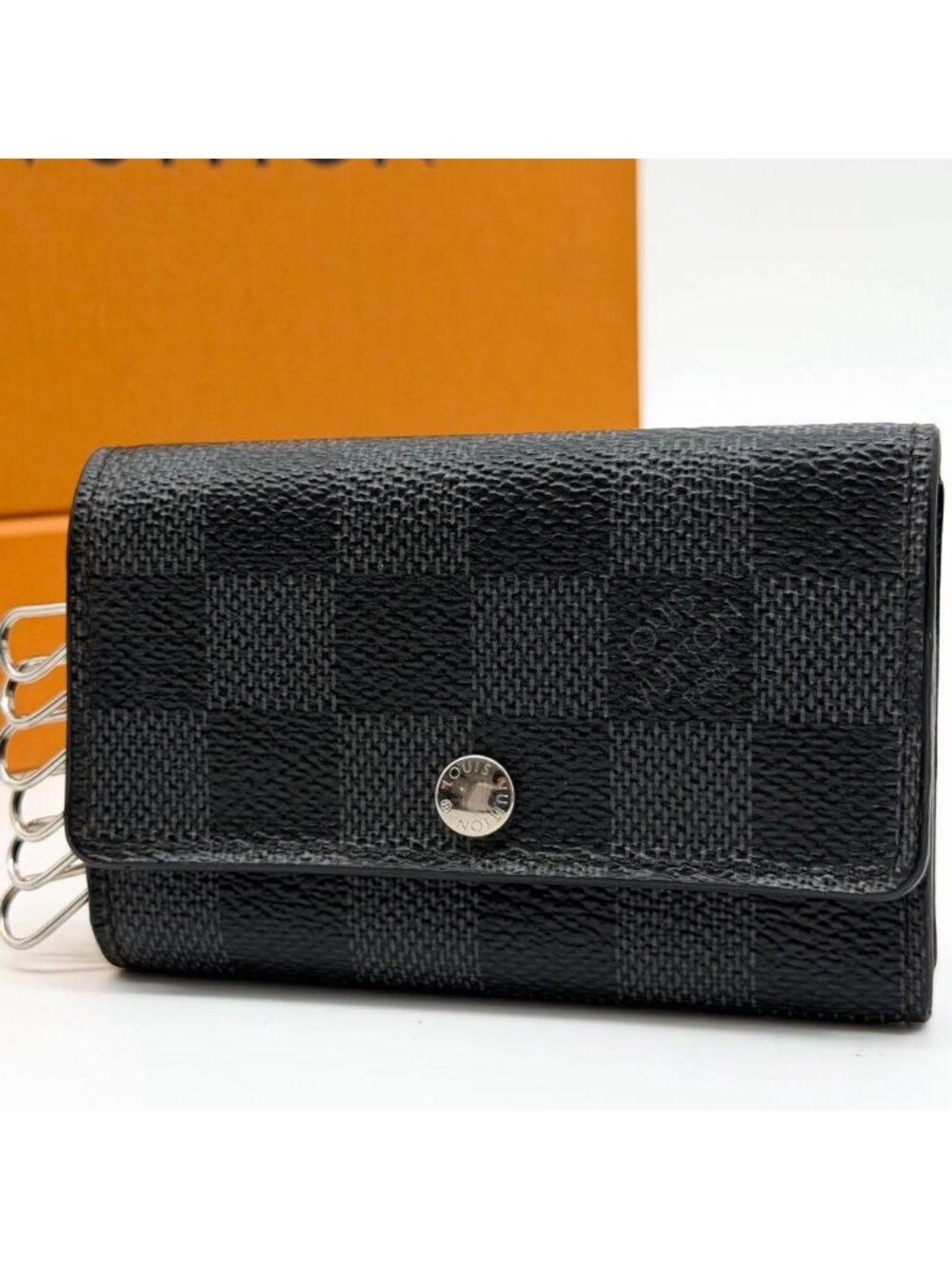 Louis Vuitton Multicles 6 Damier Graphite Compact Key Holder